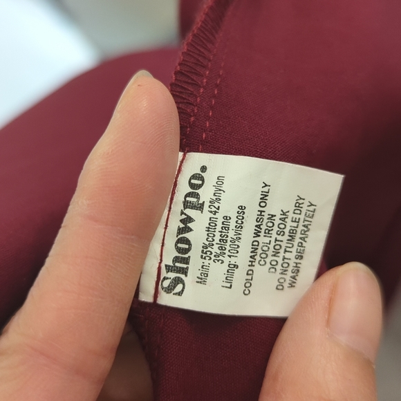 Showpo Wild Night Scoop Neck A-Line Dress Red Sz 10 party cocktail feminine - Picture 10 of 10